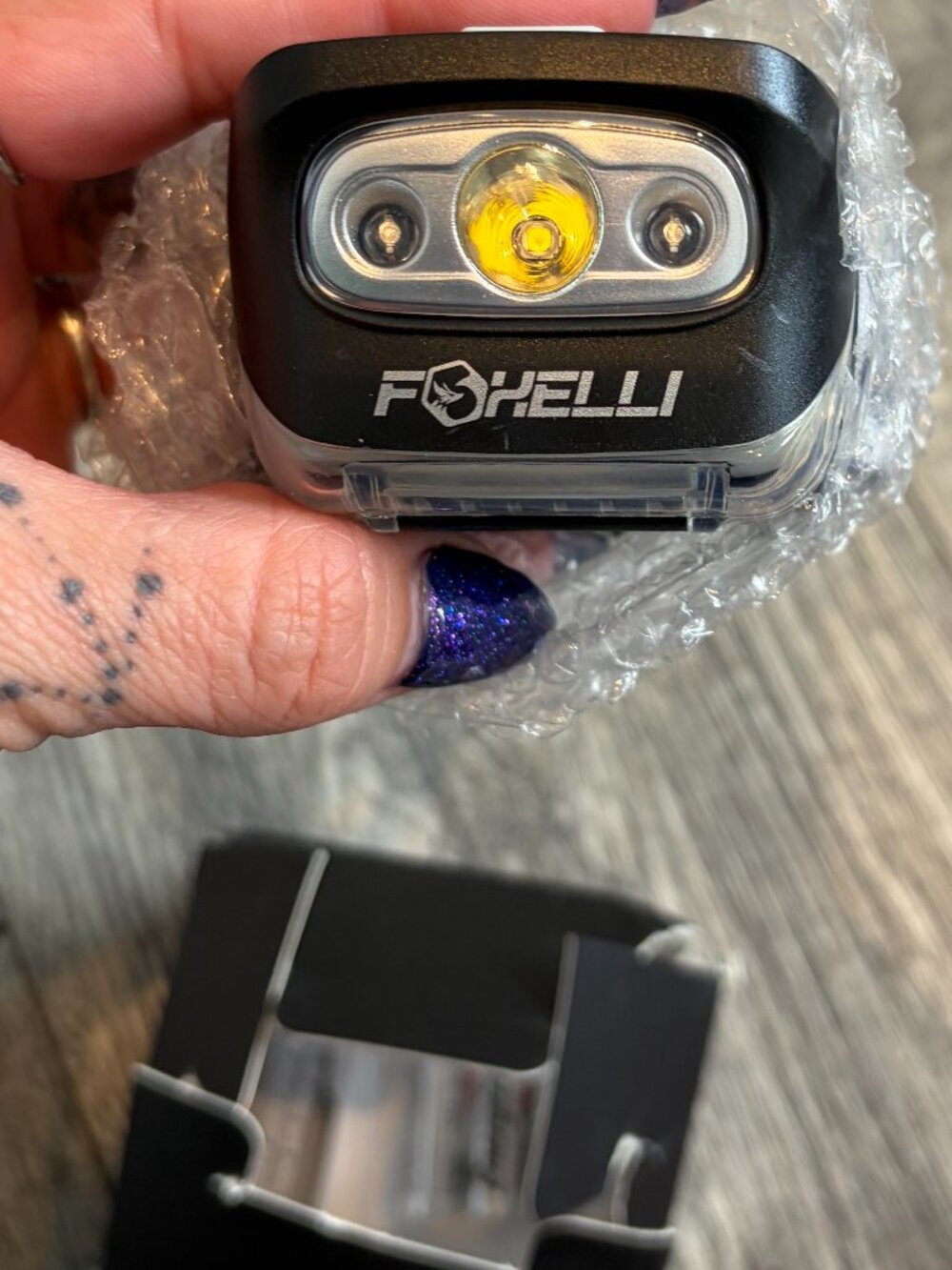 Foxhelli NWT Black Headlamp Flashlight Lightweight Waterproof Outdoor Gear MX20B